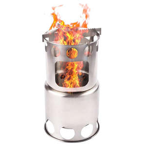 Gas Cooker: Compact Wood-Fired Stove for the Wild