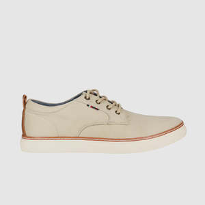 Mens Canvas: Brad Casual Shoes Beige