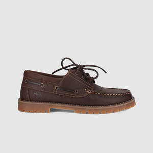 Peaked Boat Shoes Dark Brown