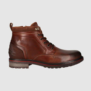 Redback Lace Up Boots Camel