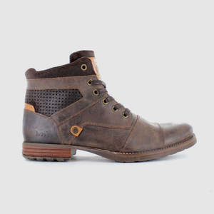 Dalby Lace Up Boots Dark Brown