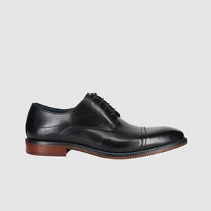 Mens Black Leather Dress Shoes: Bryan Dress Shoes Black