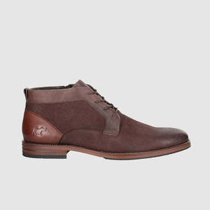 Tailor Lace Up Boots Coffee