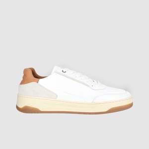 Mens White Leather Casual Shoes: Patty Casual Shoes White