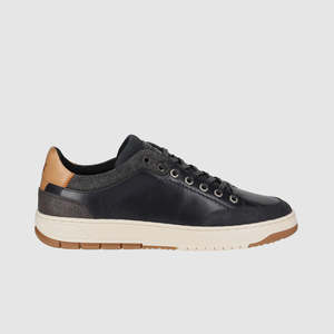 Mens Navy Leather Casual Shoes: Dravis Casual Shoes Ink Navy