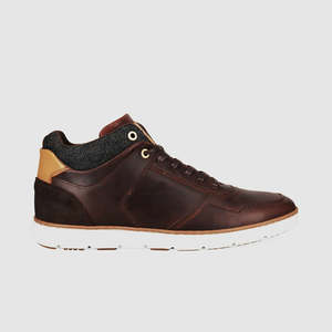 Mens Dark Brown Leather Casual Shoes: Cape Casual Shoes Dark Brown