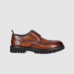 Brogue Dress Shoes Tan