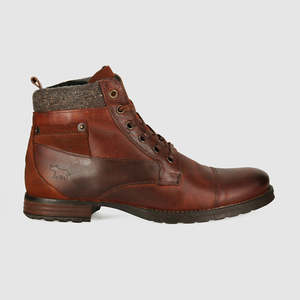Aireys Lace Up Boots Rust
