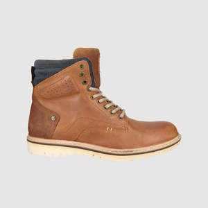 Mens Boots: Wilder Lace Up Boots Tan