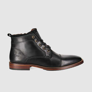 Sting Lace Up Boots Black