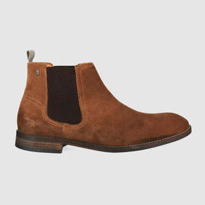 Winton Chelsea Boots Coffee Suede