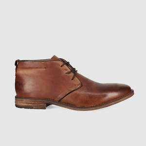 Mens Dress Shoes: Utah Lace Up Boots Tan