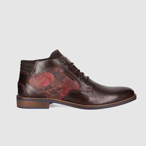 Douglas Lace Up Boots Dark Brown
