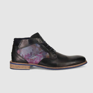 Douglas Lace Up Boots Black