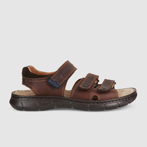 Mens Sandals: Pambula Sandals Dark Brown