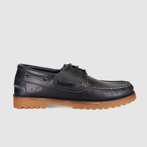 Mens Summer Footwear: Peak Boat Shoes Navy