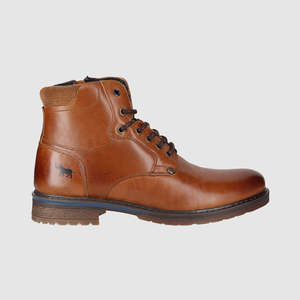 Cognac: Panama Lace Up Boots Camel