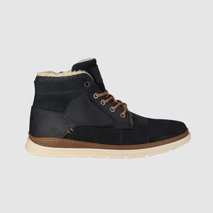 Soil Lace Up Boots Navy