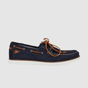 Brighton Boat Shoes Navy Suede