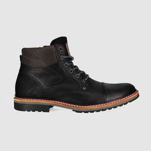 Cradle Lace Up Boots Black
