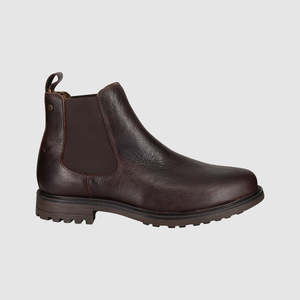Mens Dark Brown Leather Boots: Rodeo Chelsea Boots Dark Brown
