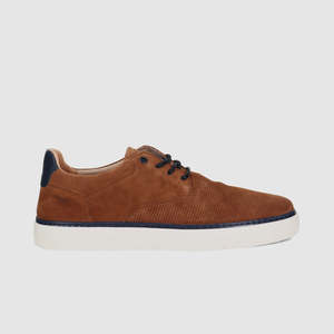 Mens Suede Shoes: Barwon Casual Shoes Camel Suede