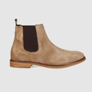 Richmond Chelsea Boots Beige Suede