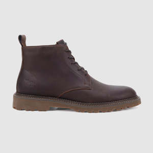 Evan Lace-Up Boots Redwood