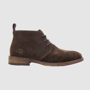 New Arrivals: Zedi Lace-Up Boots Dark Brown Suede