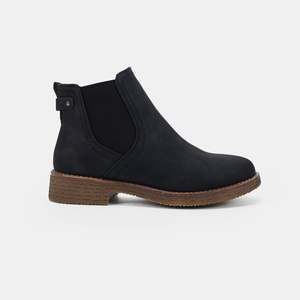 Mens Black Leather Boots: Park Chelsea Boots Black