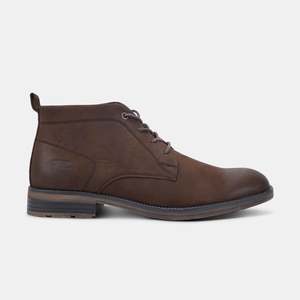 Scribe Lace Up Boots Coffee