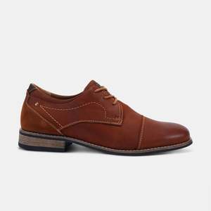 Mens Leather Dress Shoes: Time Dress Shoes Tan
