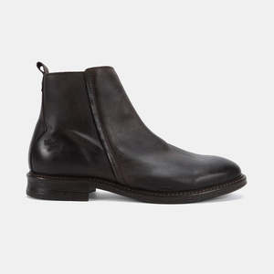 Bunbury Zip Up Boots Brown