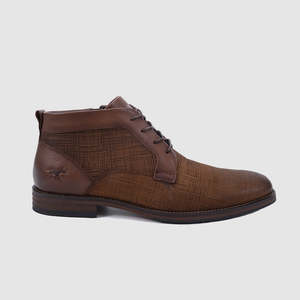 Tailor Lace-Up Boots Tan