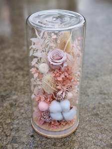 Dried Flower Domes: XL Blushing Dome