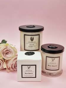 Rose Quartz Candle