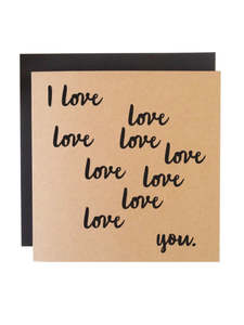 'I Love Love Love You'