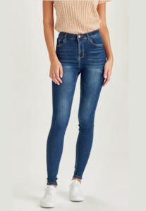 Junkfood Jeans: JUNKFOOD ROCKER TALL JEAN - DARK BLUE