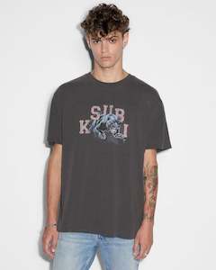 Ksubi: KSUBI APEX BIGGIE SS TEE - FADED BLACK