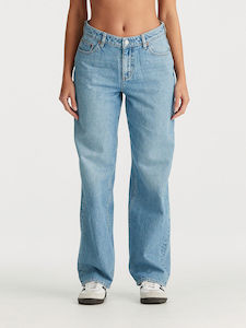 Lee: LEE MID BAGGY JEAN - YESTERDAYS BLUE