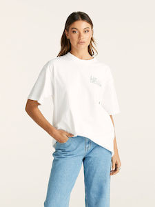 Lee: LEE KANSAS 2.0 BAGGY TEE - OPTIC WHITE
