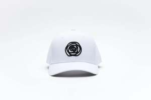 Rose Road: ROSE ROAD BASEBALL CAP - WHITE