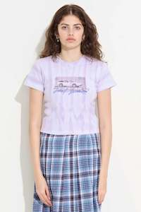 Misfits: MISFIT FAST LOVING RIB TEE - TIE DYE