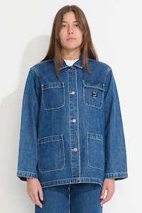 Misfits: MISFIT UNISEX CHORE JACKET - INDIGO