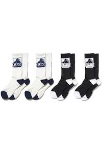 Mens Socks: XLARGE CLASSIC OG SOCK 4PK - ASSORTED