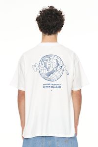 HUFFER BLOCK TEE 220/FLIGHT PLAN - CHALK