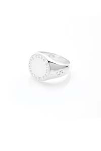 Rings: STOLEN GIRLFRIENDS CLUB - TEXT LOGO SOVEREIGN RING