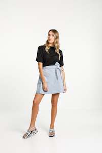 Thing Thing: THING THING LIB SKIRT - STONE WASH DENIM