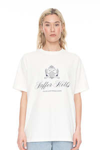 HUFFER RELAX TEE/THE HILLS - CHALK