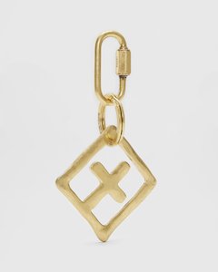 Keyrings: KSUBI KEY RING - ANTIQUE BRASS